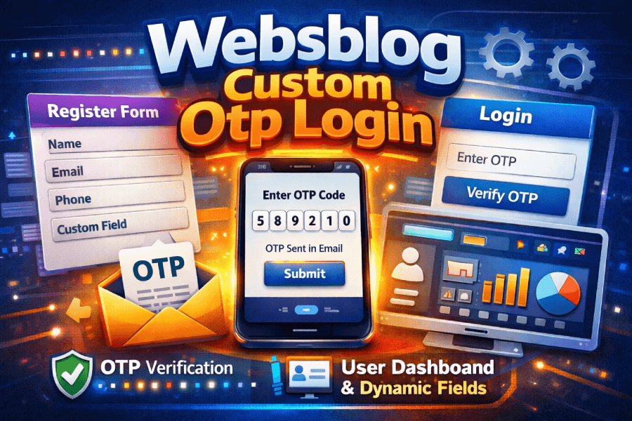 Websblog Custom Otp Login